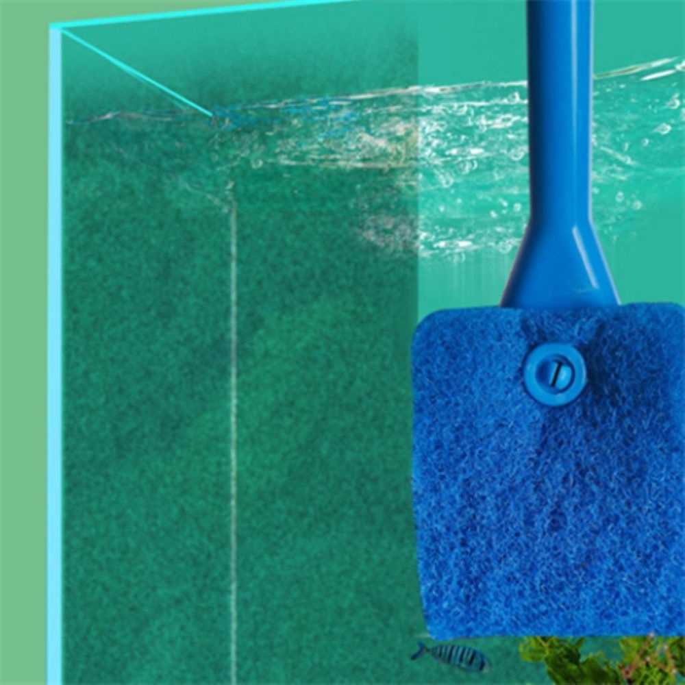 올데이픽협력사 수족관 벽면 이끼 제거기 손잡이수세미 물생활용품 유리세정솔