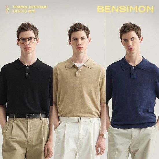 [최초가 12900원] 남성 카라 니트 티셔츠 3종 택1