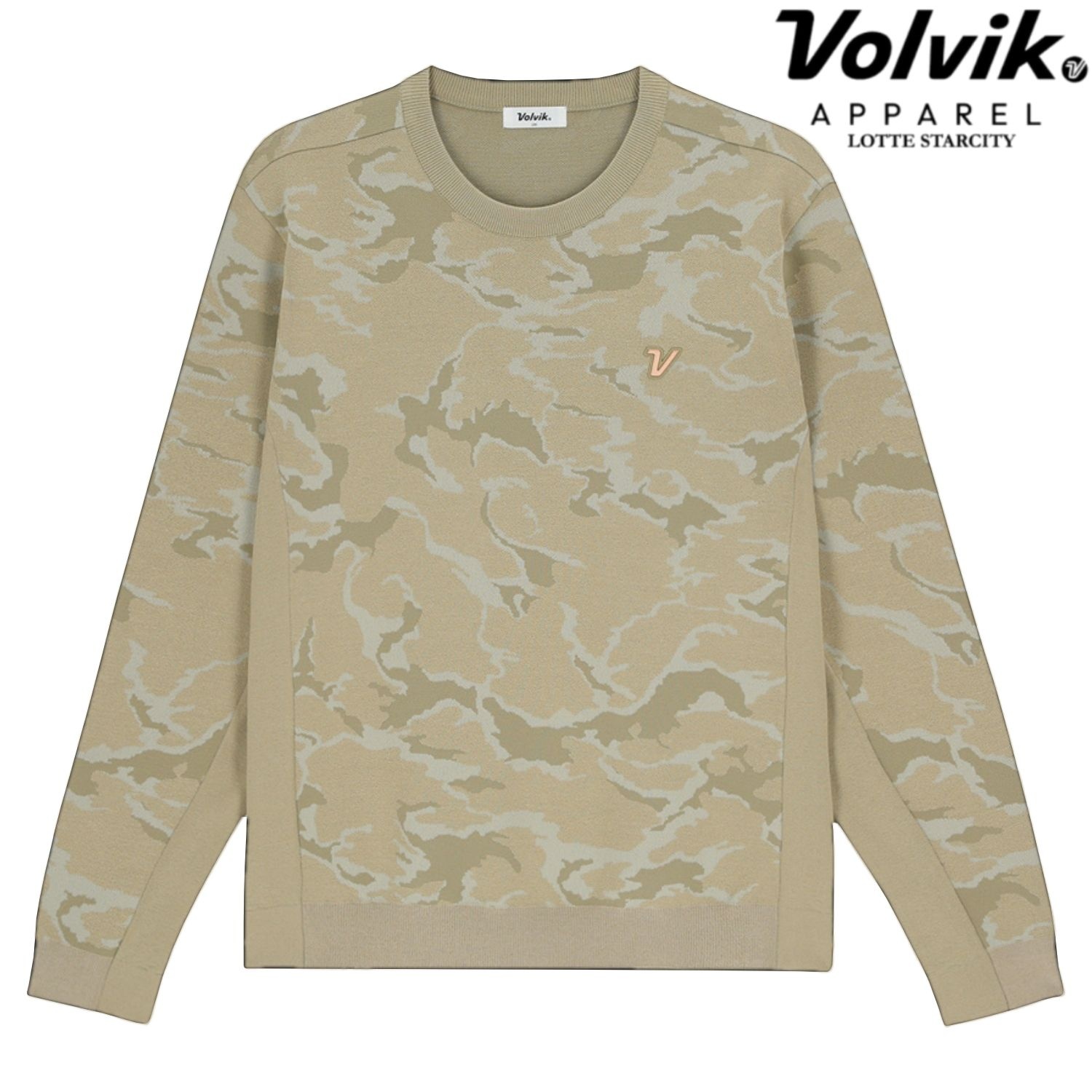 [롯데백화점] 볼빅 LAB 남성 마블패턴 라운드 풀오버 VMKTQ151_DB_KD LE1221091481