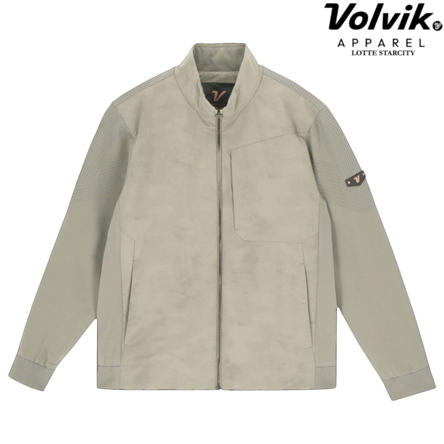 [롯데백화점] 볼빅 LAB 남성 골프 시즌 패턴 하이브리드 패딩 점퍼 VMWBQ252_BE_KD LE1221298950