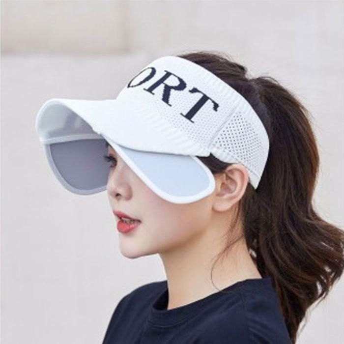 [패션플러스][주식회사 브이와이][JHL70435_51IE]여성용 여름 스포츠 썬캡(화이트) (29883519A)