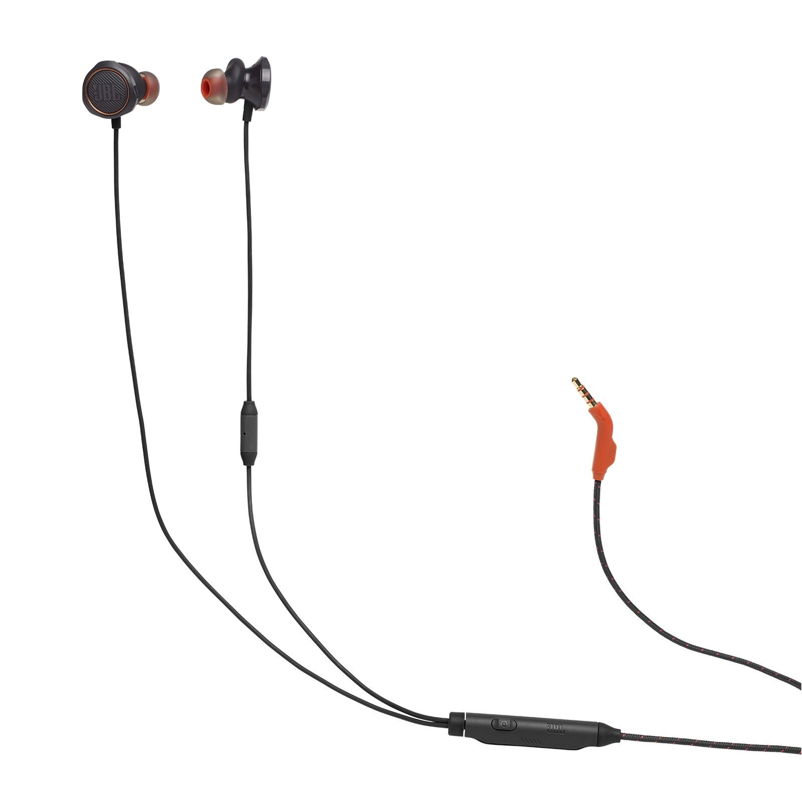 JBL Quantum 50, Wired in-ear gaming headset with volume slider and mic mute 654242