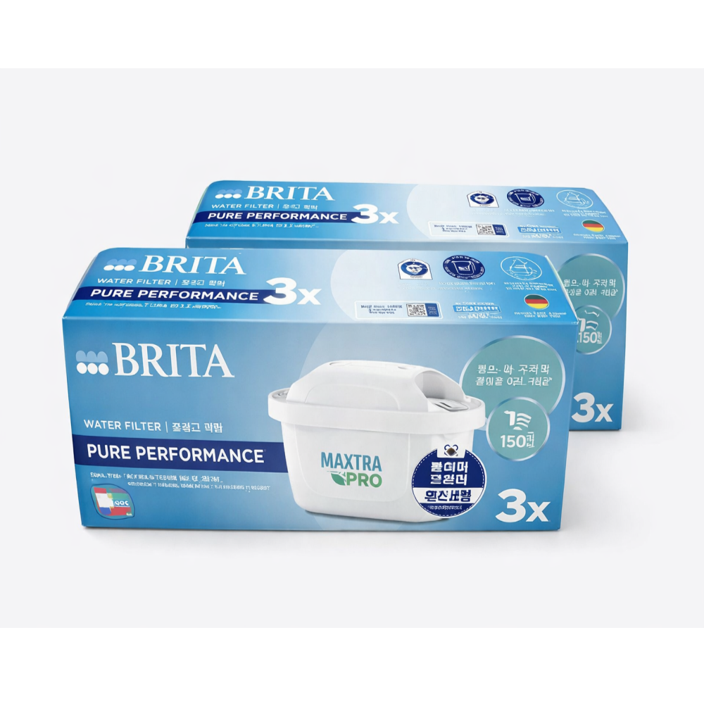 브리타 브리타 정수기 필터 막스트라 프로 퓨어 퍼포먼스 6입(3입 2개)