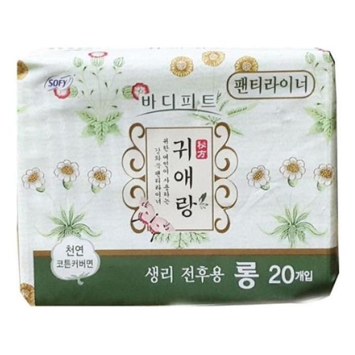 [패션플러스][주식회사 브이와이][JH4Q27TQ_51CP]바디피트 귀애랑 팬티라이너 20입 (29900370A)