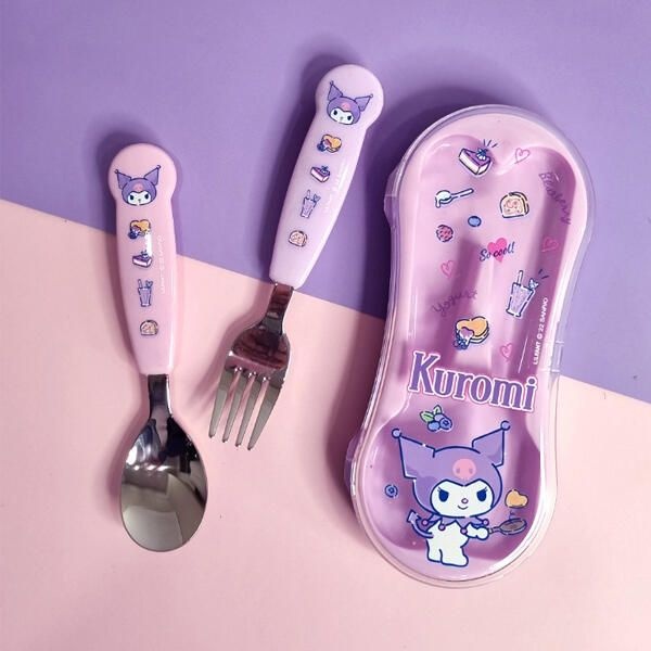 아트박스/키즈키즈 쿠로미 편한 스푼포크 케이스세트C76151