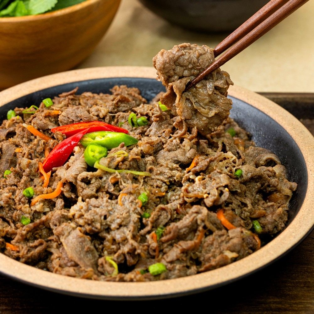 당일생산 한우등심 양념 불고기 300g*2팩