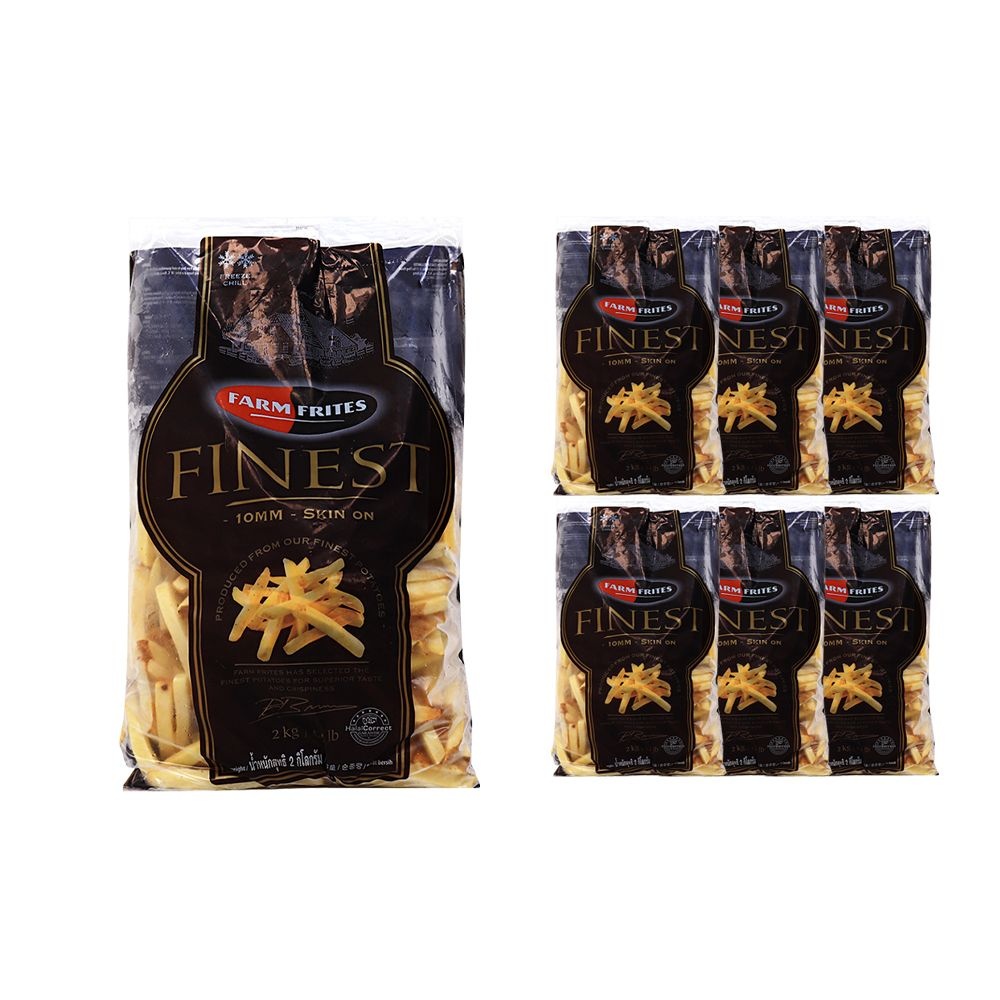 FARM FRITES 팜프리츠 화이니스트 스트레이트컷 10mm 2kg /냉동 한박스 (2kg x 6ea)
