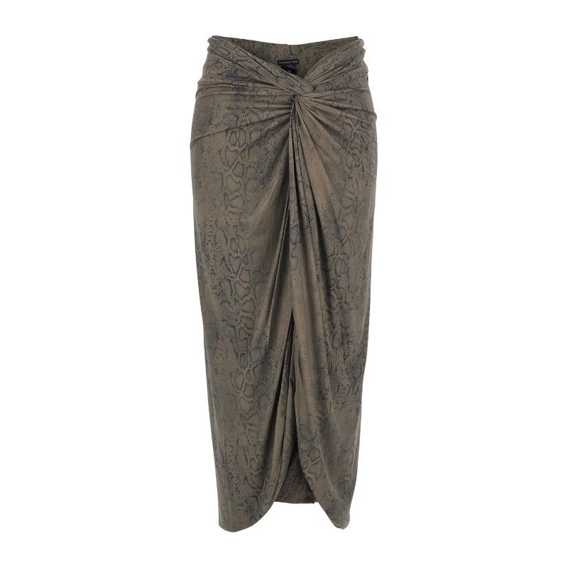 FEDERICA TOSI 페데리카 토시 하이웨이스트 스네이크 프린트 스커트 42851 43188