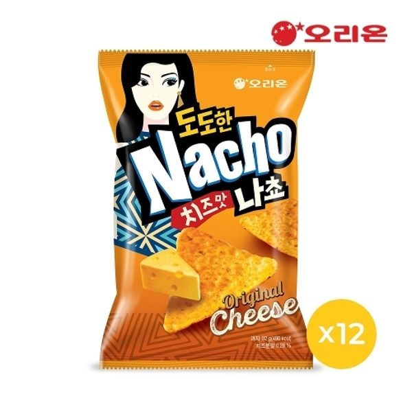 오리온 도도한 나쵸 치즈맛(92g) x 12개