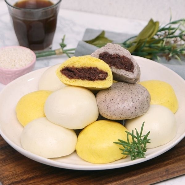 [안흥찐빵] 할매30개+단호박 30개+흑미 30개(총 4.5kg)