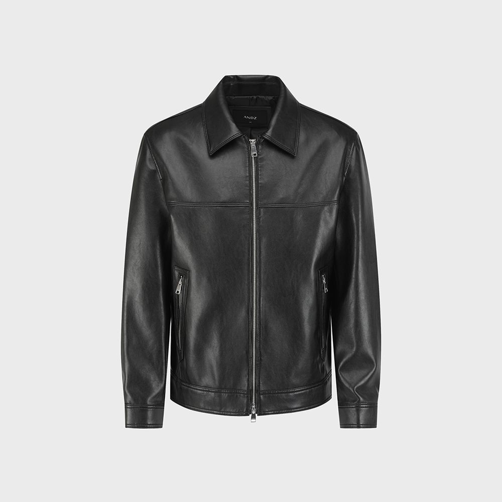 ANDZ 비건 레더 블루종 가죽자켓 BOEG1OELJ1201 2종