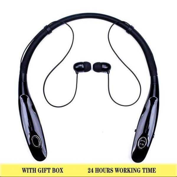 [해외] 넥밴드이어폰 HBS900S 무선 헤드폰 V50 Xiaomi Huawei iPhone 마이크 스포츠 이어 버드 넥 밴드 스테레오 블루투스 이어폰