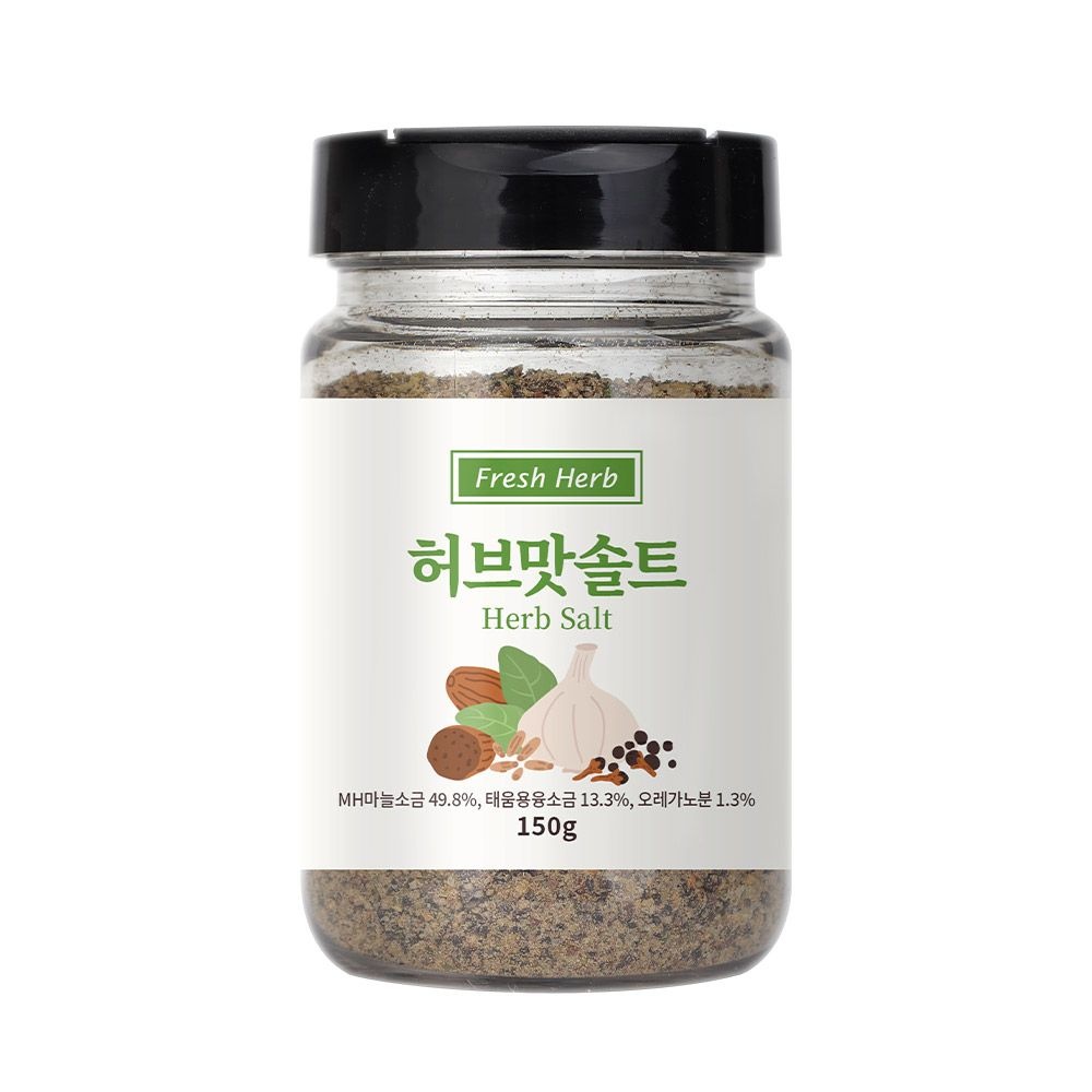 신선약초 신선약초 허브맛솔트 150g 허브솔트 바베큐 고기 캠핑 소금 시즈닝