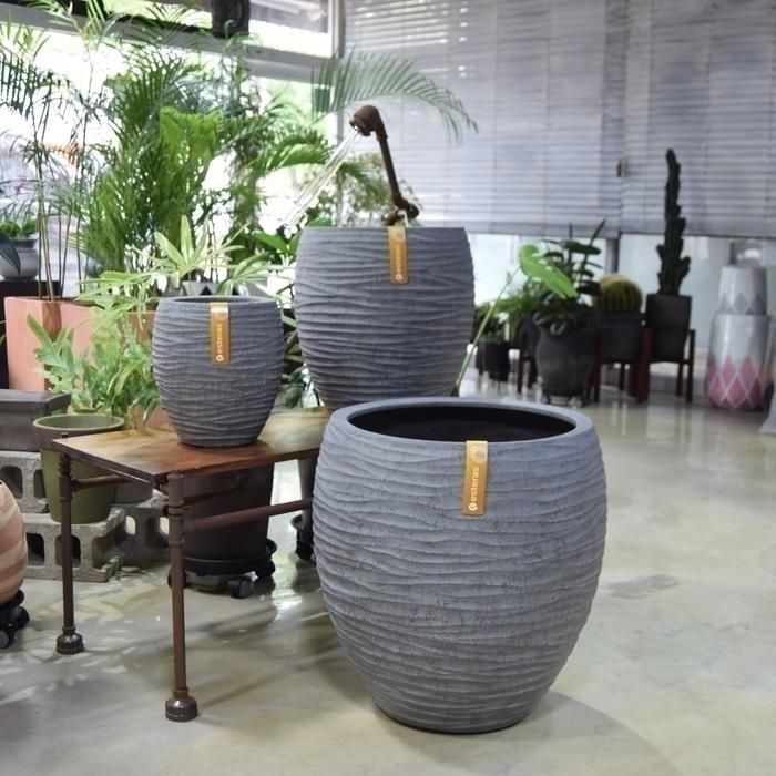 베스트하우스 [JD] esteras 실외용 FRP 대형타원화분 41x45cm Timaru