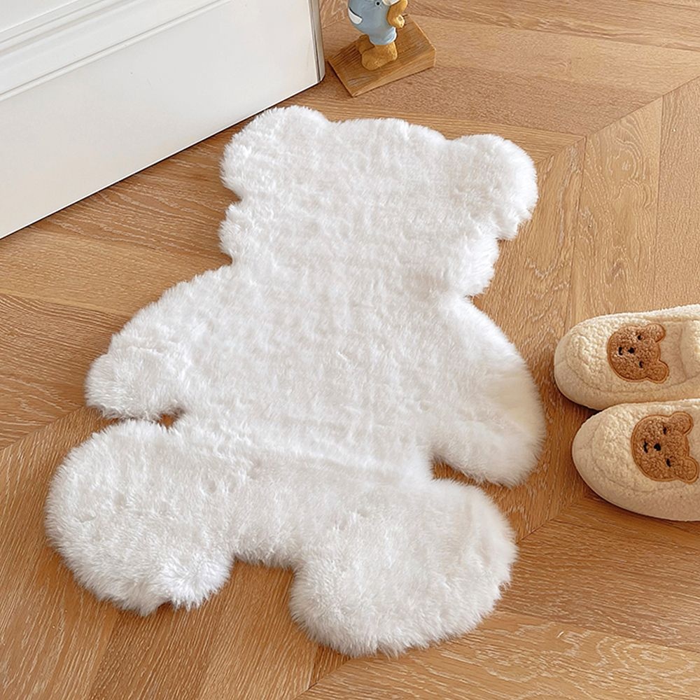 곰돌이러그 장모러그 장모 카페트 북유럽 카펫 45cm