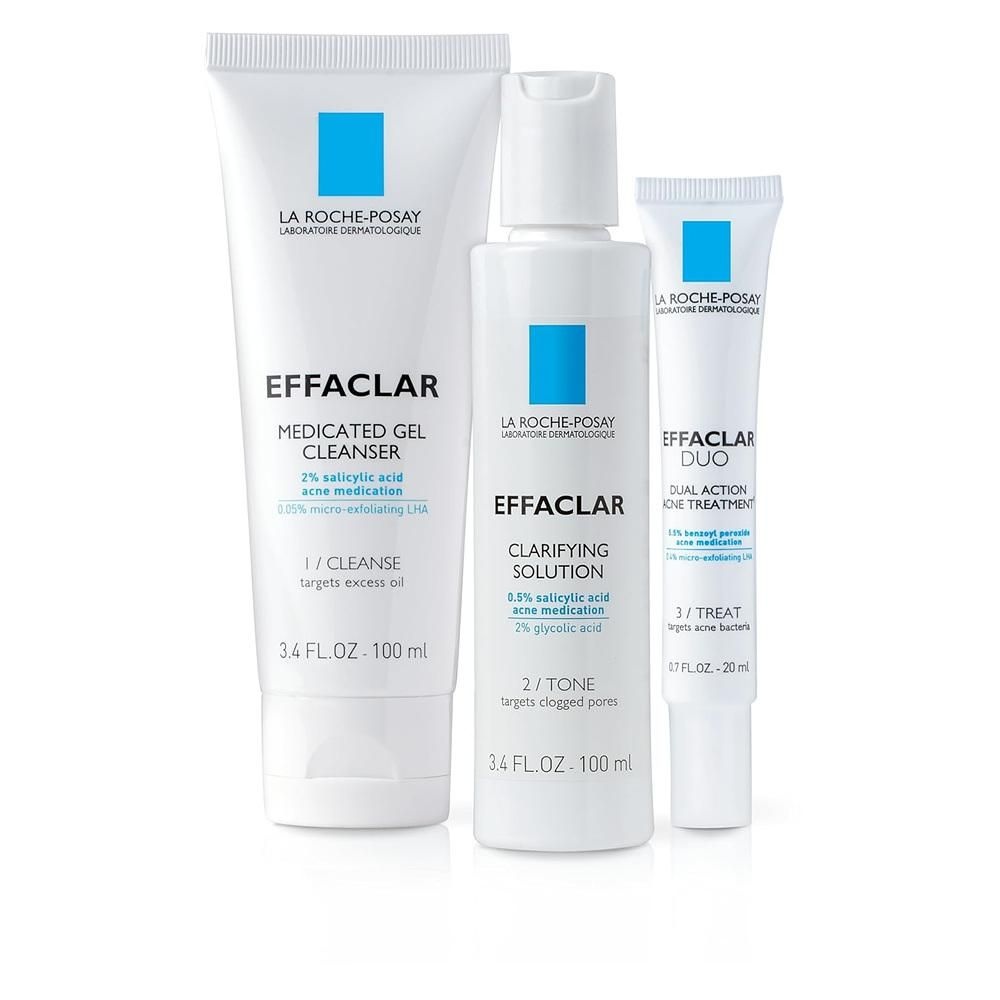 라로슈포제 [해외] 라로슈포제 에빠끌라 더마톨로지컬 3스텝 세트 La Roche-Posay Effaclar Dermatological 3 Step Treat