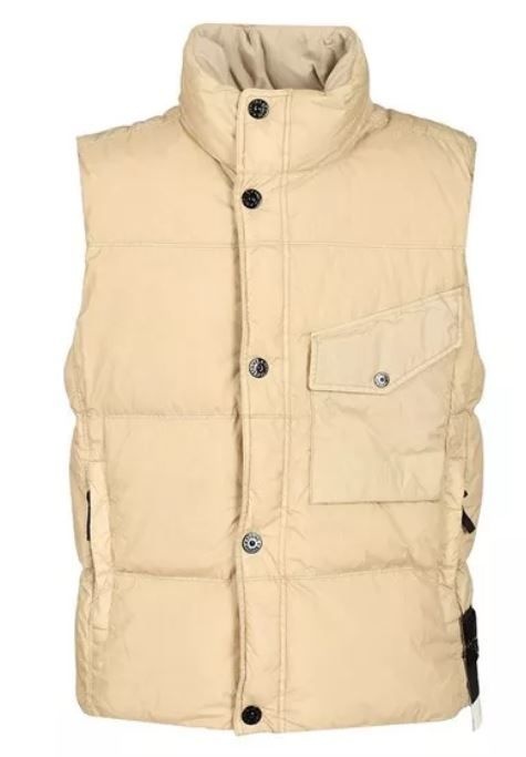 [해외] 스톤아일랜드 25FW 스톤 아일랜드 크링클 랩스 NY 리사이클 나일론 다운 베스트 K2S15G100003 S0A23V009A