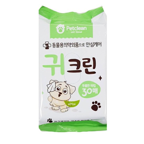 펫크린 30매 귀크린 티슈