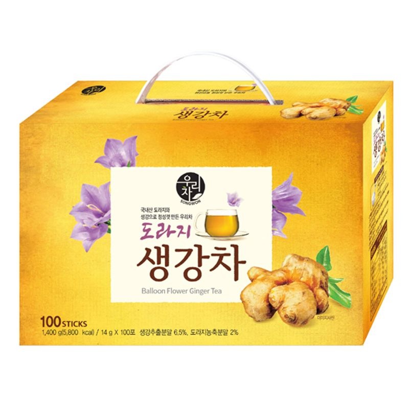 송원 도라지생강차100T