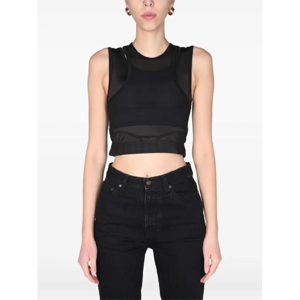 알렉산더 알렉스 크루 넥 탱크 탑 677351RSJ65 T