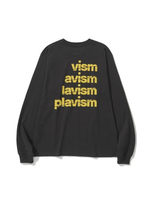 PLAVISM 플라비즘 VISM L/S 티 차콜 1956723