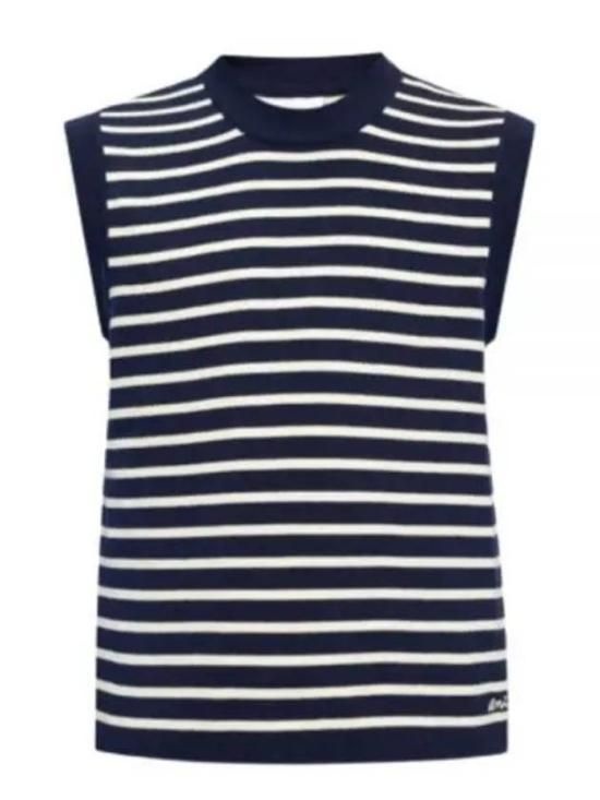 아미노바이탈 아미 니트 베스트 HKS702KN0003492 NAUTIC BLUE NATURAL WHITE DOM