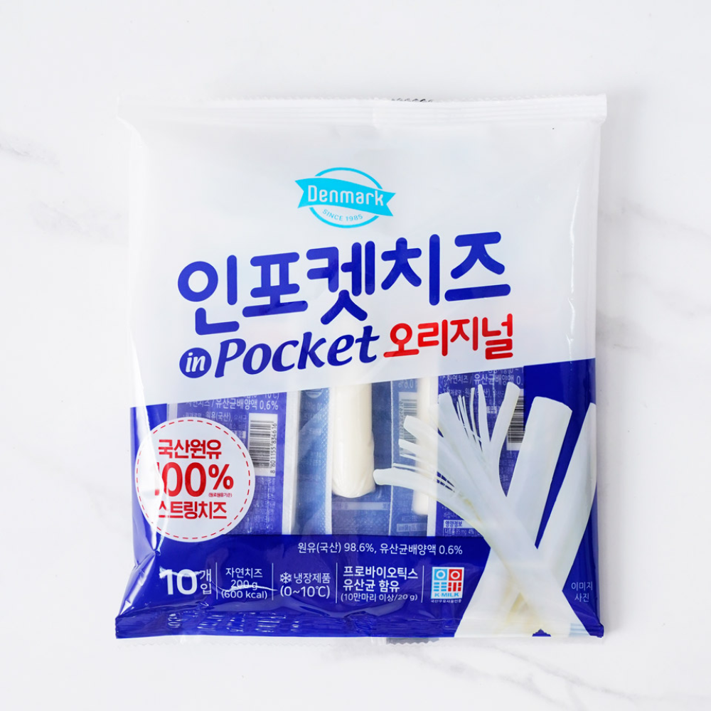 덴마크 인포켓치즈 오리지널 20g x 50개입