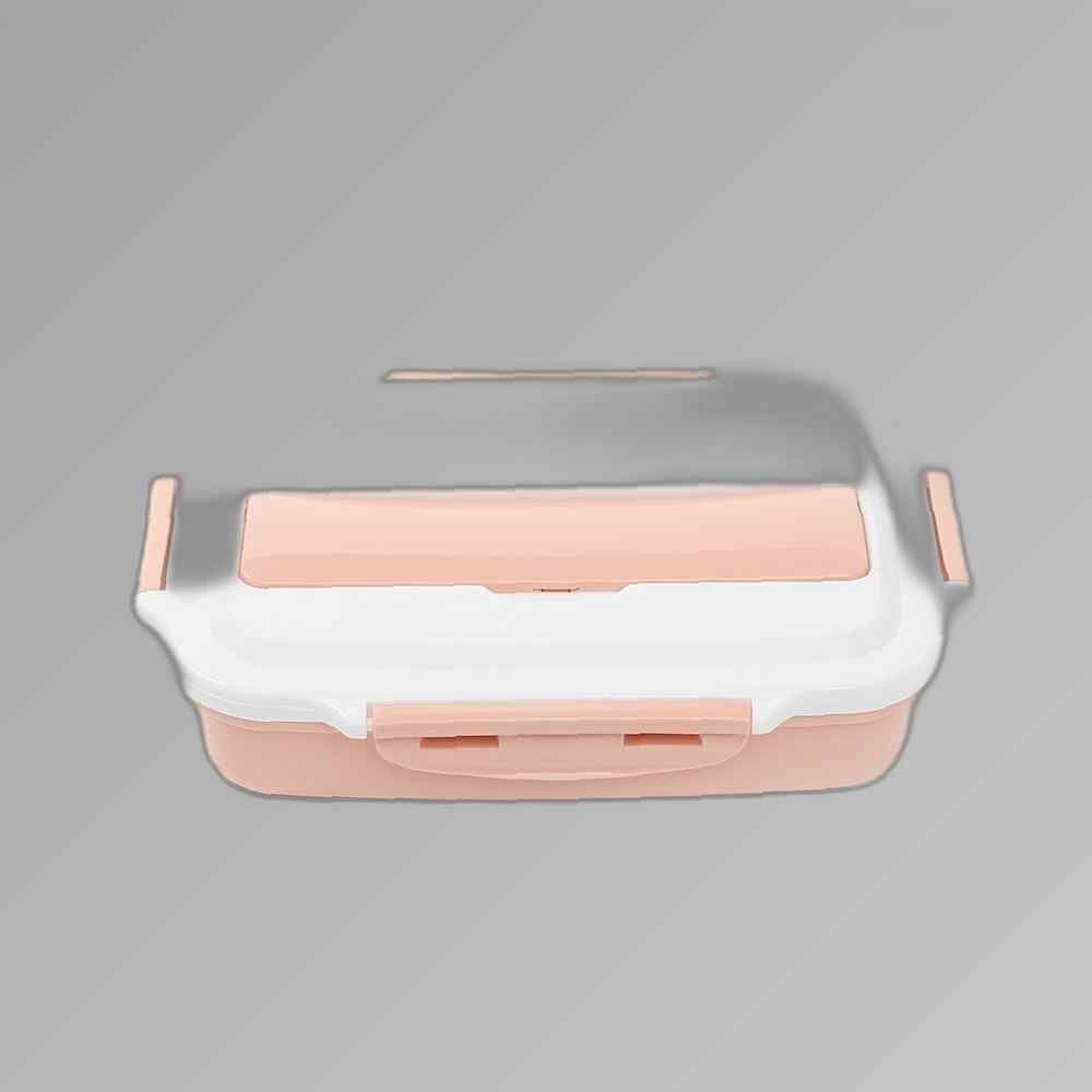 해피런치 수저통 식판 도시락통 4구 직장인 혼밥식기 생활용품 가정용품 생필품