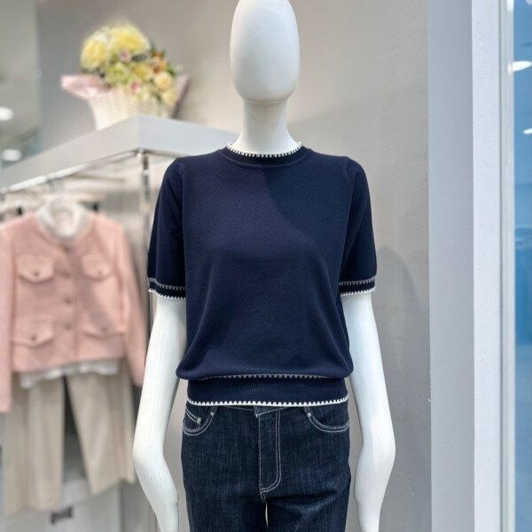 더틸버리 [모다아울렛][더틸버리]하프 슬리브 풀오버니트 MTR3M1PO03W_DG 대구점