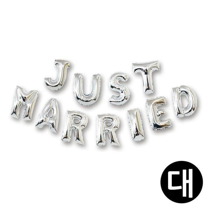 [패션플러스][주식회사 브이와이][JHQSW6DB_52CK]이벤트 풍선 메리드 대 실버 저스트 (30067544A)