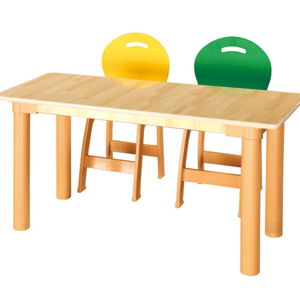 교구샘 다양한높이 어린이 2인용 베이직 책상 키즈카페 기본책상 미술실