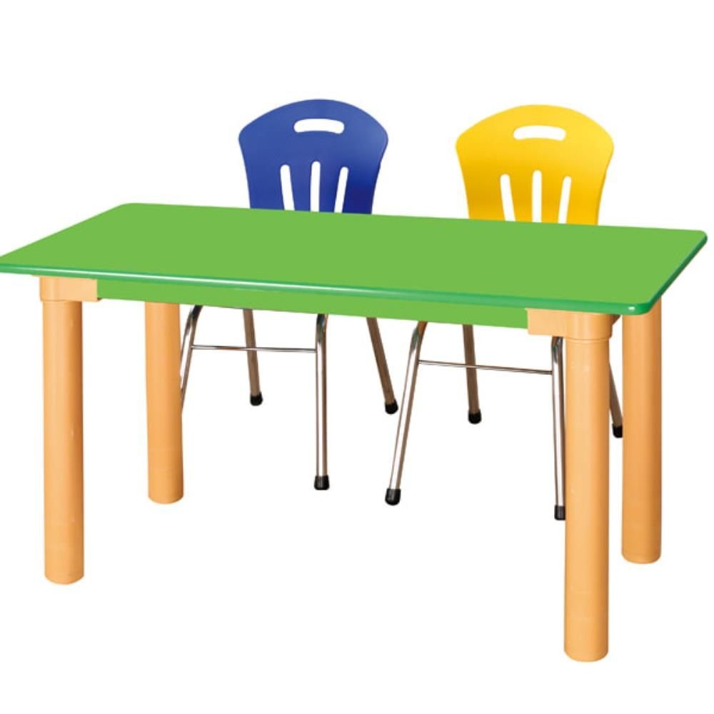 교구샘 초등저학년 연두색 2인용 공부책상 식탁 안전한 유치부 아동센타