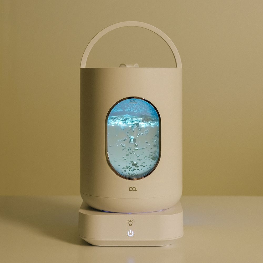 [온누리상품] 오아 글라스팀 가열식 가습기_4L