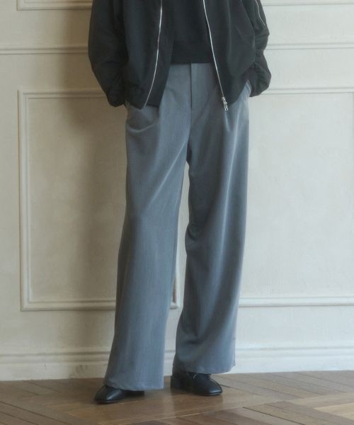 브랜드정품 솔트앤초콜릿 SALT AND CHOCOLATE 와이드 밴딩 슬랙스 그레이 4W241V002 349598