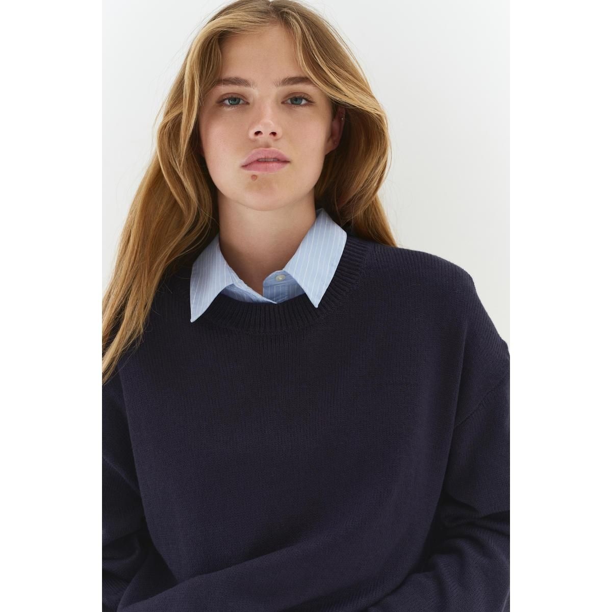 H&M 스웨터 네이비 블루 1289649006 292428