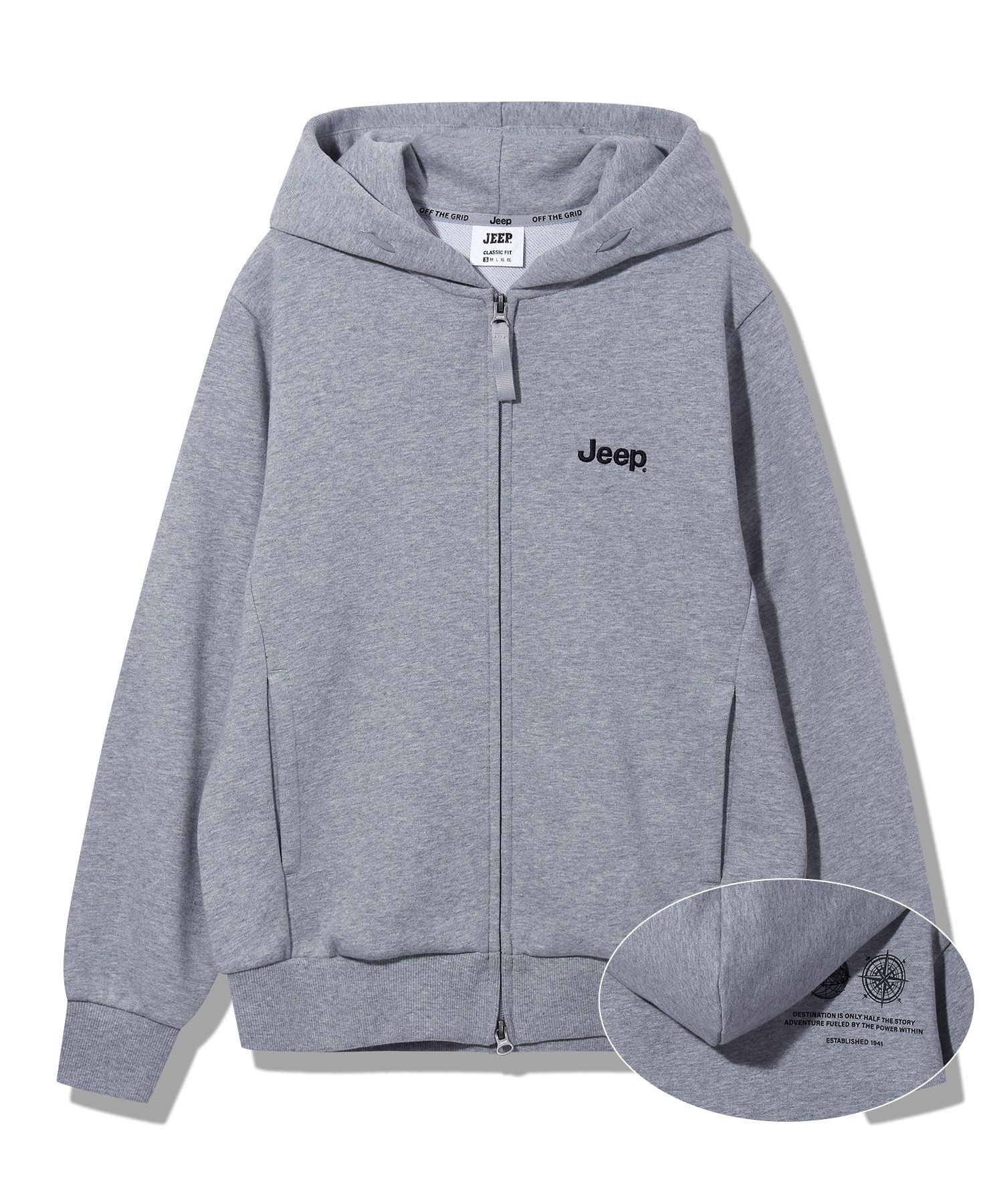 JEEP FW 데일리 자수로고 후드집업 001 001TZQ3ST