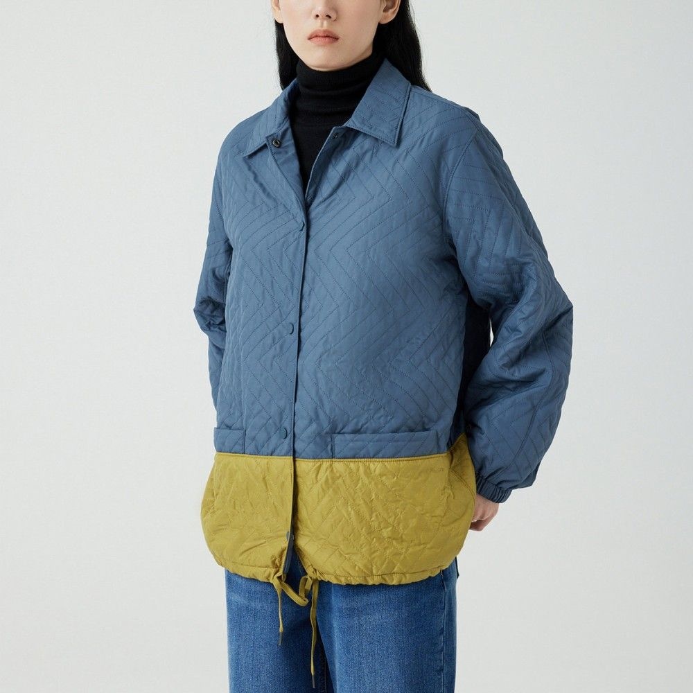 [JAJU] 자주 여 라이트 패딩 점퍼_블루