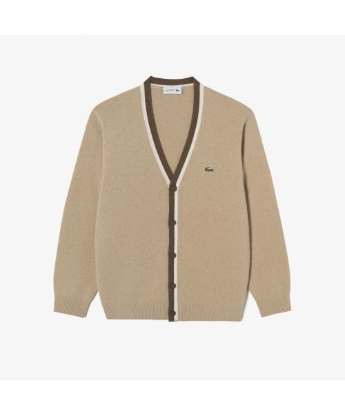 라코스테 남성 브이넥 방모 가디건 AH660E-55N DPC