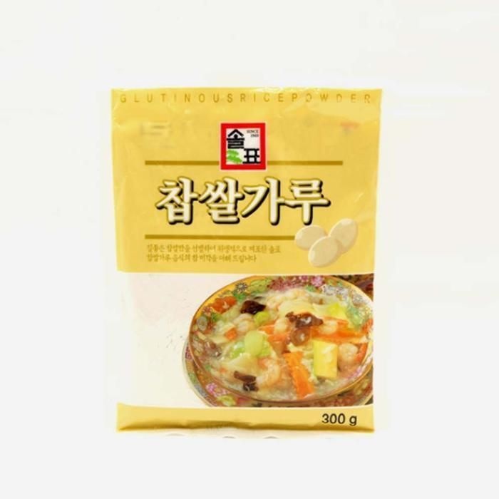 [패션플러스][주식회사 브이와이][JH4MN3S1_52ED]찹쌀 곡류가공식품 솔표 찰쌀가루 300g (30824294A)