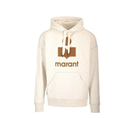 이자벨마랑 26SS 만셀 MANSEL 로고 후드티 에크루/카멜 SW0001FA A1M07E ECCA