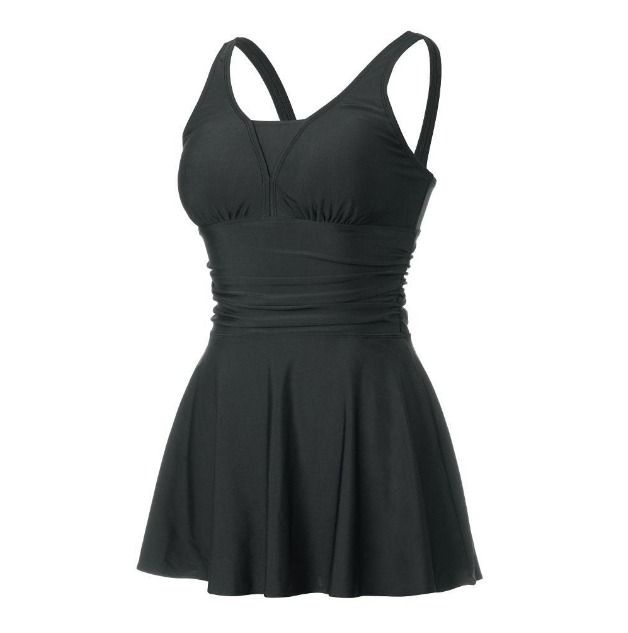 레노마 수영복 [모다아울렛][레노마수영복]여성 SPA 플레어 원피스수영복 블랙 RN-LS2C891-BK_CA 천안아산점