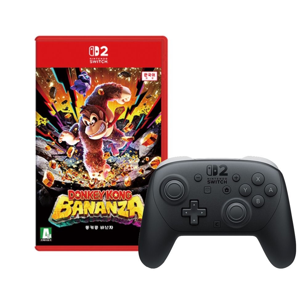 닌텐도 NS2 닌텐도 스위치2 동키콩 바난자+스위치2 프로컨트롤러