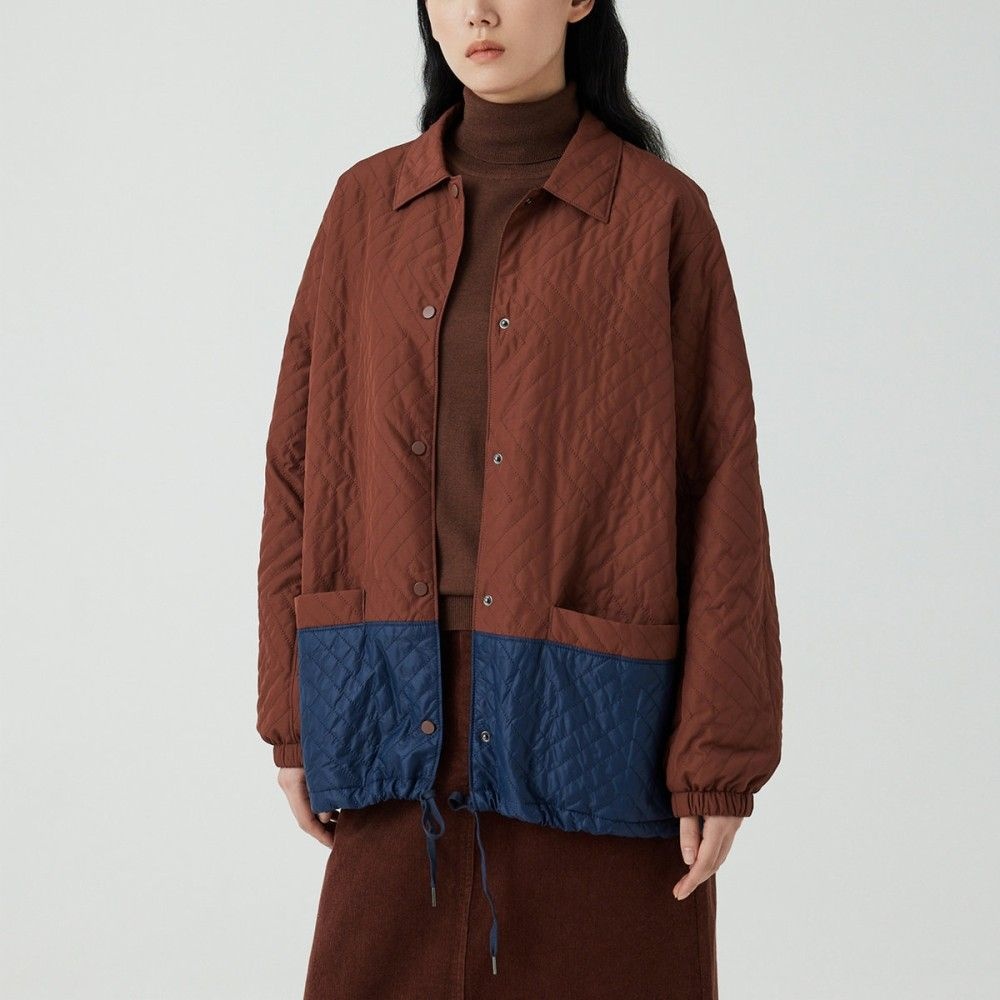 [JAJU] 자주 여 라이트 패딩 점퍼_브라운