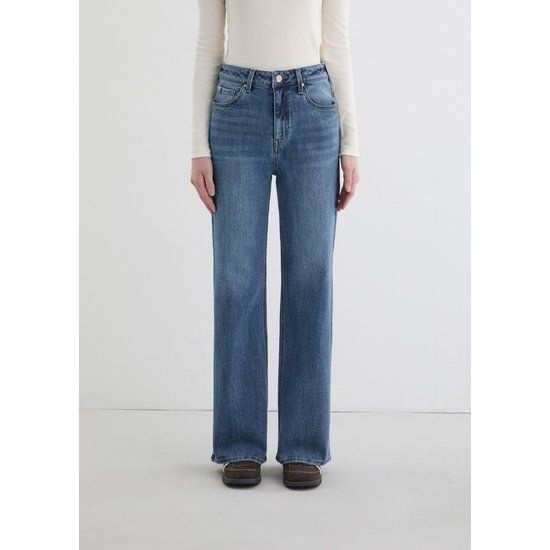 게스 여성 바지 청바지 데님 팬츠 선물 여성 와이드 YP3D0135_MBL 여성팬츠 여친선물 소개팅