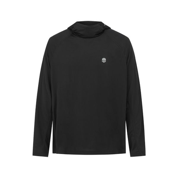 하이드로겐 하이드로겐 남성 스마트 드라이 기능성 후드티 FM1H11D1TR101-BK