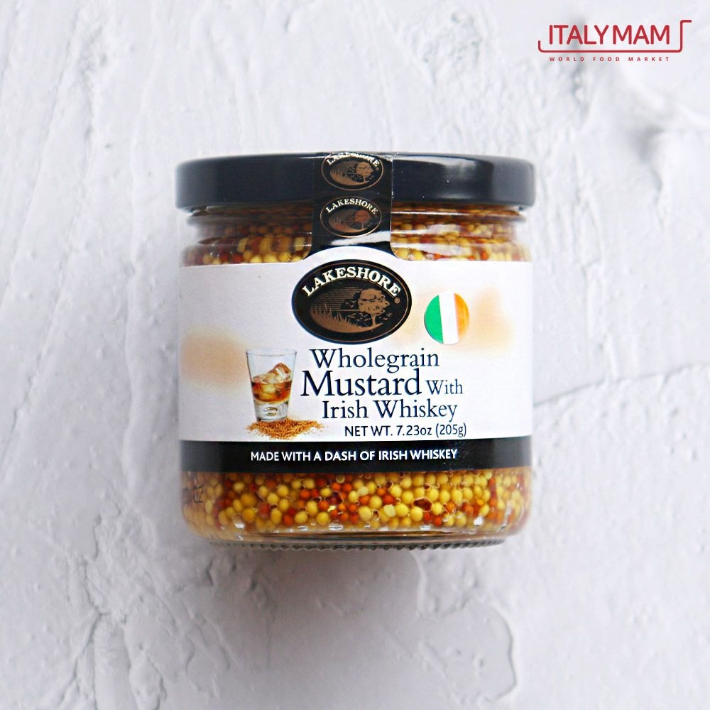 레이크쇼어 홀그레인머스타드 아이리쉬 위스키 205g 씨겨자 소스
