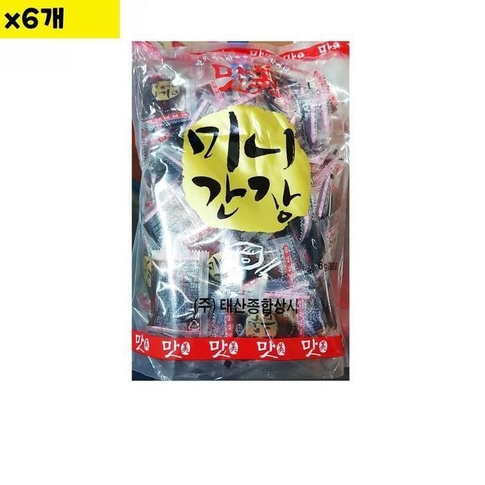 [패션플러스][주식회사 브이와이][JHOM4S57_52ER]도매 일회용 미니간장 (6g x200매) x6개 (30838081A)