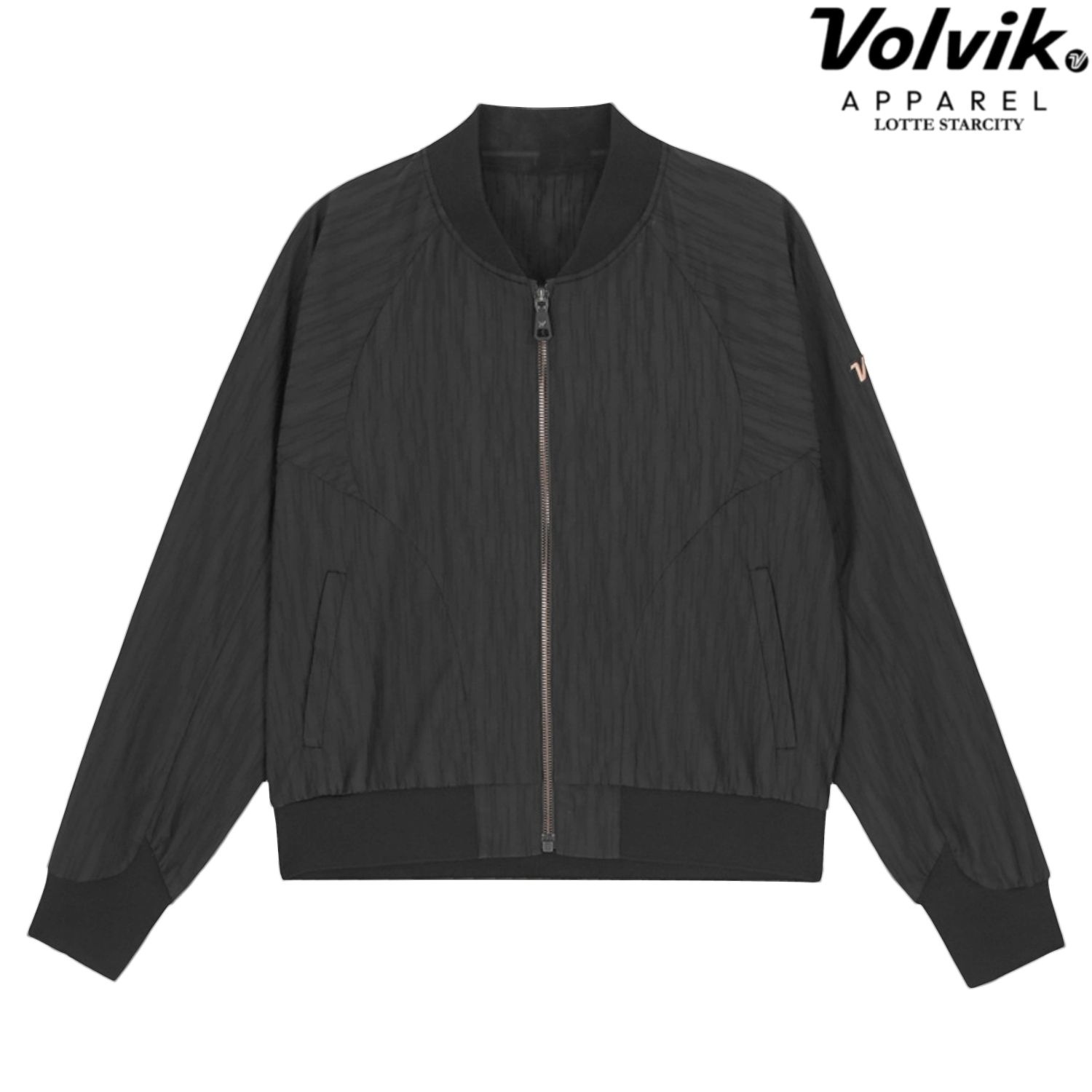 [롯데백화점] 볼빅 LAB 여성 골프 블루종 점퍼 (셋업 BK HPQ252 ) VLWBQ252_BK_KD LE1221069191