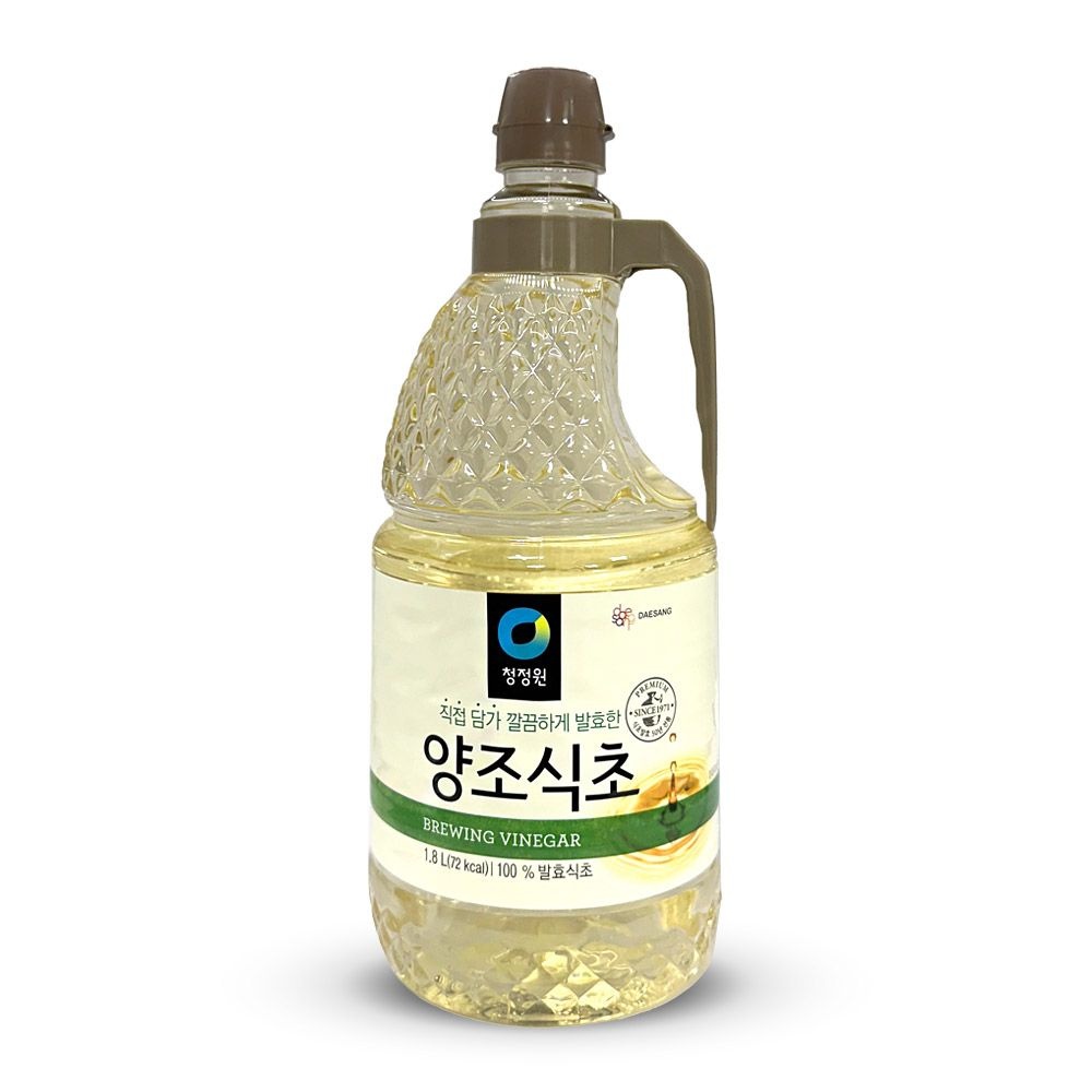 [오늘출발] 청정원 깔끔하고 부드러운 양조 식초 1.8L 요리용 대용량