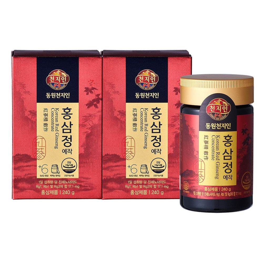 천지인 [천지인] 홍삼정 예작 홍삼농축액 (240g) x 2개